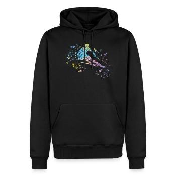 Alpine skiing Winter sports Nordic skiing - Men’s Premium Organic Hoodie - black - Front - Nico (187cm)