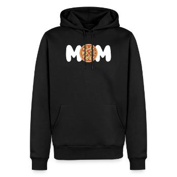 Mama Pizzaliebhaberin lustiges Geschenk für sie - Männer Premium Bio Hoodie - Schwarz - Vorne - Nico (187cm)