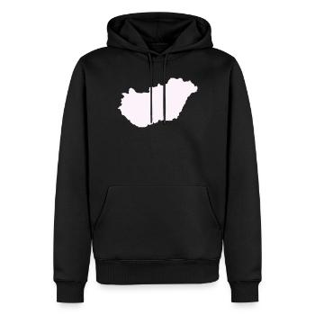 Ungarn Land - Männer Premium Bio Hoodie - Schwarz - Vorne - Nico (187cm)