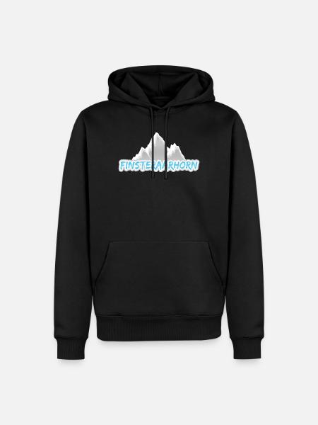 Geschenk für Finsteraarhorn - Männer Premium Bio Hoodie - Schwarz