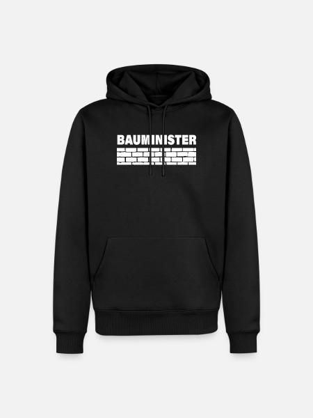 BAUMINISTER - Männer Premium Bio Hoodie - Schwarz
