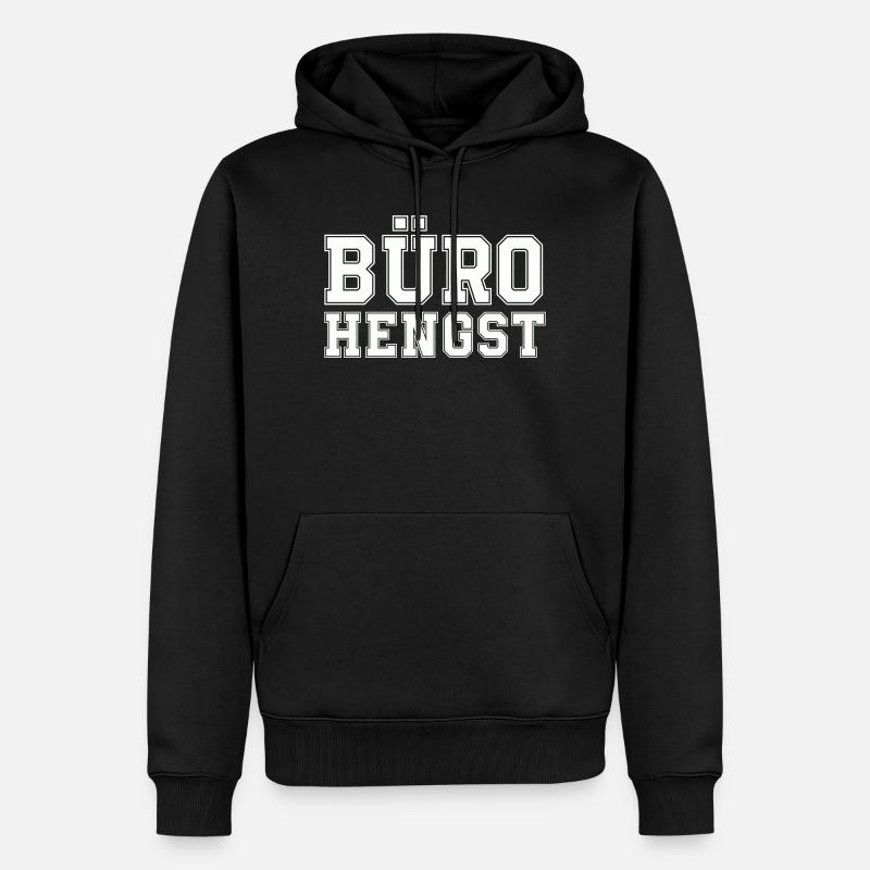 Bureau Hengst - Sweat à capuche Premium bio Homme - noir