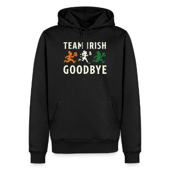 Team Irish Abschied St. Patrick's Day - Männer Premium Bio Hoodie - Schwarz - Vorne - Nico (187cm)