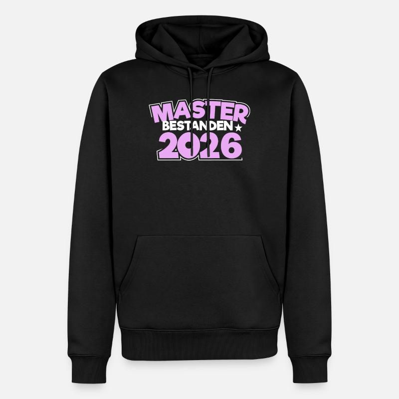 Master 2026 Diplôme - Sweat à capuche Premium bio Homme - noir