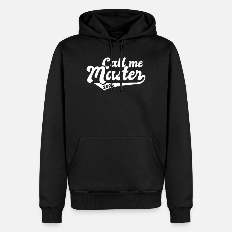 Master 2026 Diplôme - Sweat à capuche Premium bio Homme - noir