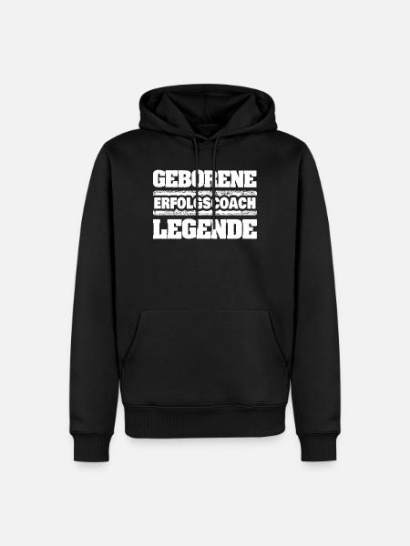Profession Success Coach - Men’s Premium Organic Hoodie - black