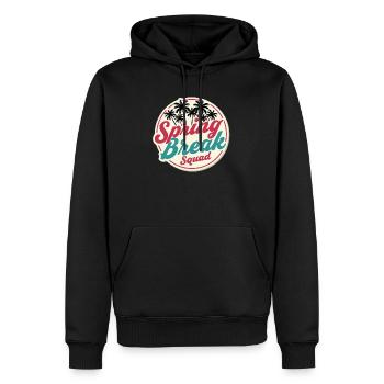 Spring Break Squad Palmen Tropen Urlaub Party - Männer Premium Bio Hoodie - Schwarz - Vorne - Nico (187cm)