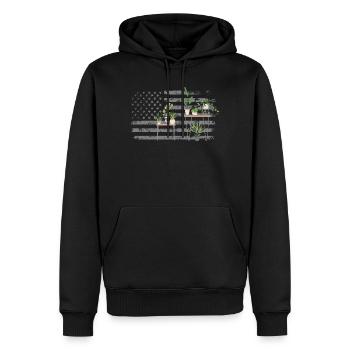 Usa Pflanzen Pflanzenliebhaber Gärtner - Männer Premium Bio Hoodie - Schwarz - Vorne - Nico (187cm)