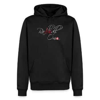 Radball, Cycleball, Hallenradsport, Oma - Männer Premium Bio Hoodie - Schwarz - Vorne - Nico (187cm)