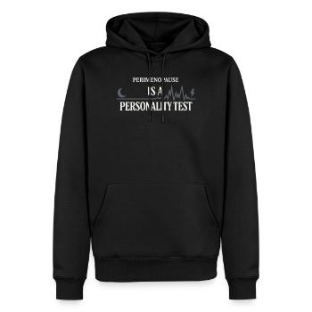 Perimenopause Humor Perimenopause - Männer Premium Bio Hoodie - Schwarz - Vorne - Nico (187cm)