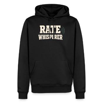 Courtiers en prêts hypothécaires, agents de prêt, - Sweat à capuche Premium bio Homme - noir - Devant - Nico (187cm)