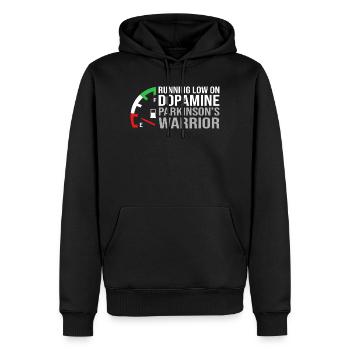 Parkinson Krankheit - Männer Premium Bio Hoodie - Schwarz - Vorne - Nico (187cm)