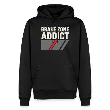 Track Day Bremsstaub Hpde Track Car Autocross - Männer Premium Bio Hoodie - Schwarz - Vorne - Nico (187cm)