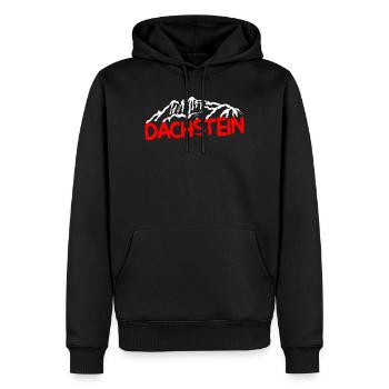 Souvenir de Dachstein Ramsau Autriche - Sweat à capuche Premium bio Homme - noir - Devant - Nico (187cm)