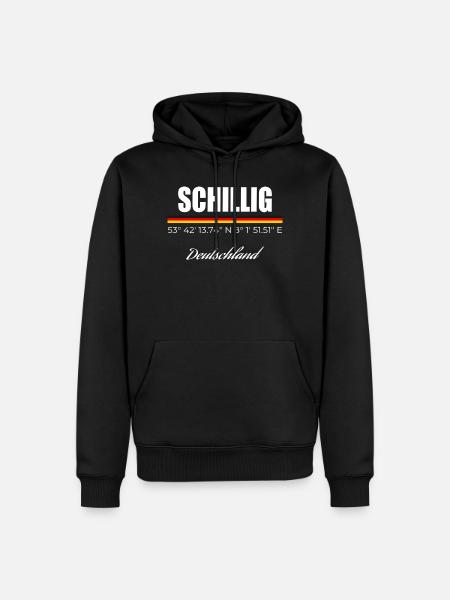 Schillig - Männer Premium Bio Hoodie - Schwarz