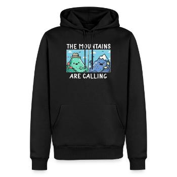 Camping Scouts Bergwanderung Wald Camper Adve - Männer Premium Bio Hoodie - Schwarz - Vorne - Nico (187cm)