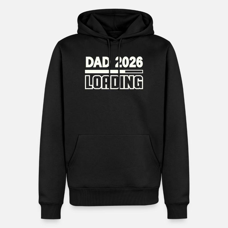 dad_2026_loading- - Sweat à capuche Premium bio Homme - noir