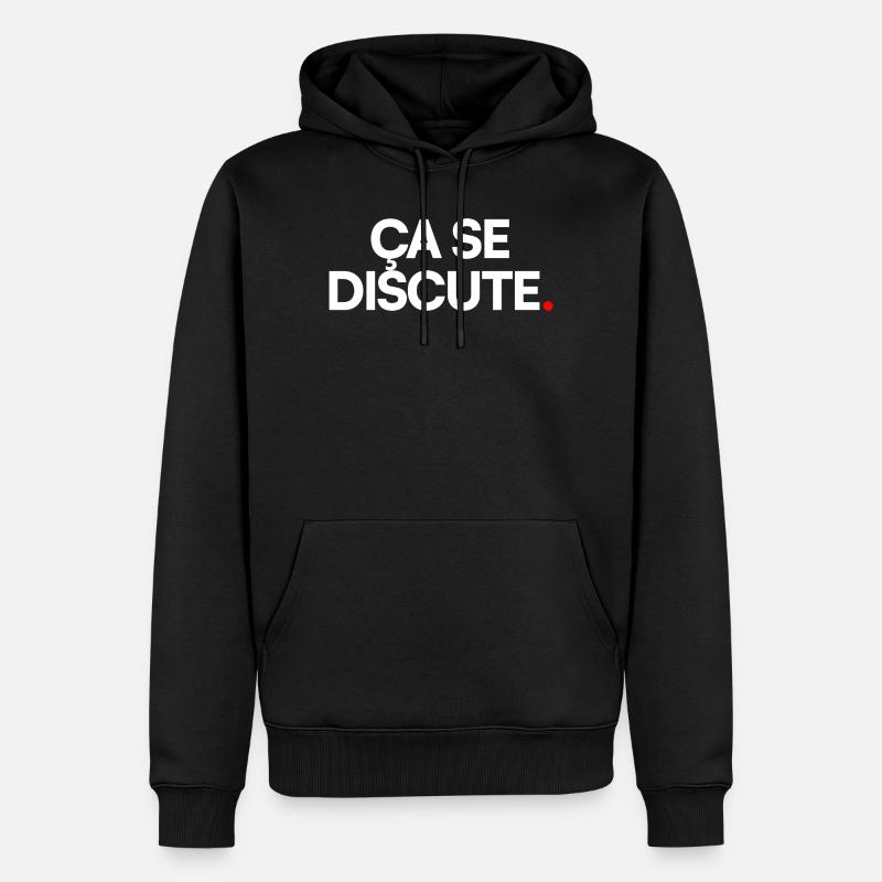 Ça se discute - Sweat à capuche Premium bio Homme - noir