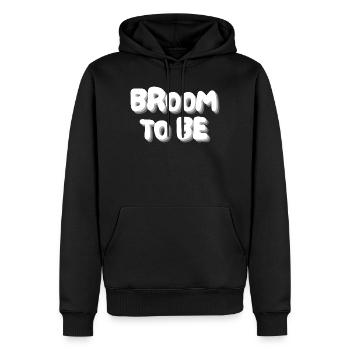 zukünftiger Besen - Männer Premium Bio Hoodie - Schwarz - Vorne - Nico (187cm)