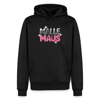 Mallemaus JGA Frauen Mallorca Fan Party Malle Maus - Männer Premium Bio Hoodie - Schwarz - Vorne - Nico (187cm)