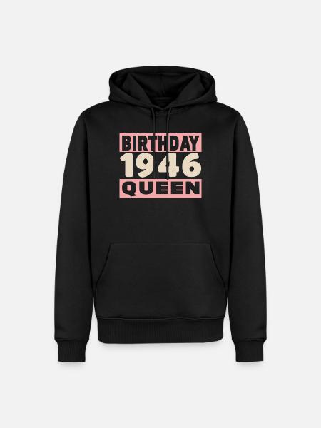 Biker 80 Years 1946 Anniversary - Men’s Premium Organic Hoodie - black