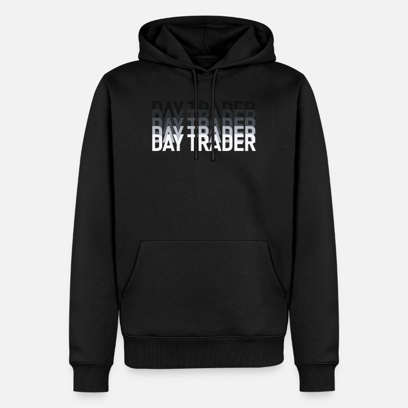 Day Trader Marché boursier Trader boursier - Sweat à capuche Premium bio Homme - noir