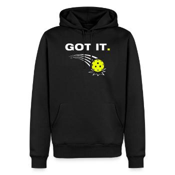 Got it lustiges Pickleball Spieler - Männer Premium Bio Hoodie - Schwarz - Vorne - Nico (187cm)