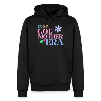 In My Godmother Era Shirt - Gift Godmother - Men’s Premium Organic Hoodie - black - Front - Nico (187cm)