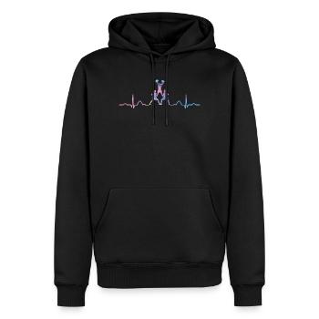 Cheerleader Cheer Mom Cheerleading - Männer Premium Bio Hoodie - Schwarz - Vorne - Nico (187cm)