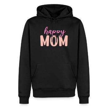 Glückliche Mama - Männer Premium Bio Hoodie - Schwarz - Vorne - Nico (187cm)