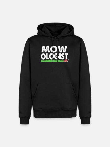 Lawn (meadow) Lawn mower - Men’s Premium Organic Hoodie - black