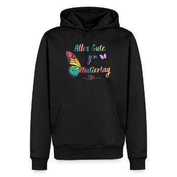 Alles Gute zum Muttertag Geschenk Mama Liebe - Männer Premium Bio Hoodie - Schwarz - Vorne - Nico (187cm)