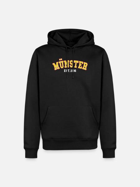 Münster Est. 1996 - Men’s Premium Organic Hoodie - black