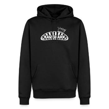 Kaufmann als Job - Männer Premium Bio Hoodie - Schwarz - Vorne - Nico (187cm)