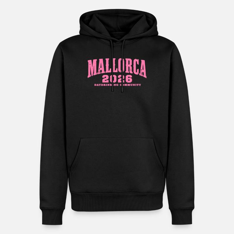 Communauté de daydrinking de Malle 2026 - Sweat à capuche Premium bio Homme - noir