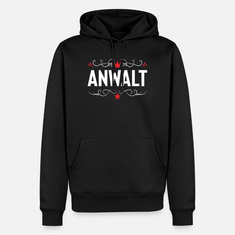 Profession d’avocat - Sweat à capuche Premium bio Homme - noir