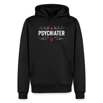 Psychiater Beruf - Männer Premium Bio Hoodie - Schwarz - Vorne - Nico (187cm)
