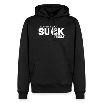 Ain't Gon't Suck Self Tee - Männer Premium Bio Hoodie - Schwarz - Vorne - Nico (187cm)