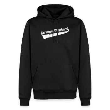German Shepherd - Männer Premium Bio Hoodie - Schwarz - Vorne - Nico (187cm)