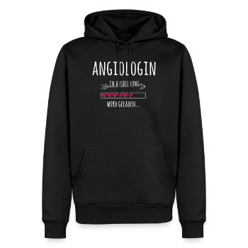 Angiologin Ausbildung Medizinstudium Ärztin - Männer Premium Bio Hoodie - Schwarz - Vorne - Nico (187cm)