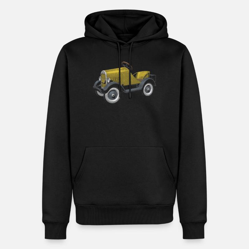 Caisse à savon - Sweat à capuche Premium bio Homme - noir