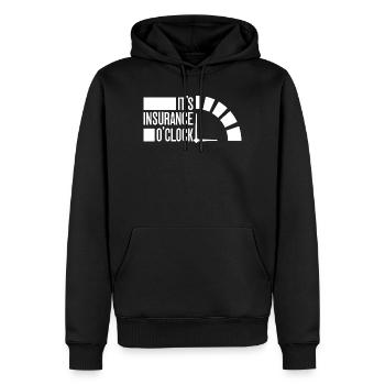 Insurance Agent Costume Medicare Insurance - Männer Premium Bio Hoodie - Schwarz - Vorne - Nico (187cm)