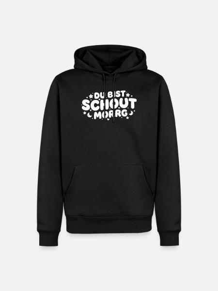 Du Bist Gut Genug Internet Meme - Männer Premium Bio Hoodie - Schwarz