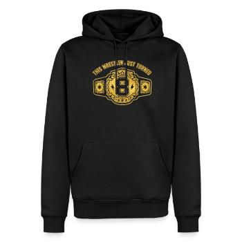 This Wrestler Just Turned 8 Geburtstag - Männer Premium Bio Hoodie - Schwarz - Vorne - Nico (187cm)