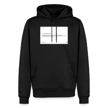 Das Wasser des Lebens - Männer Premium Bio Hoodie - Schwarz - Vorne - Nico (187cm)