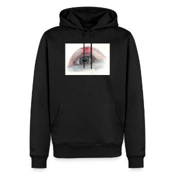 Suneye - Männer Premium Bio Hoodie - Schwarz - Vorne - Nico (187cm)