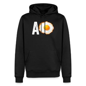 Un Huevo. Drôle de Mexican Hispanic Sla - Sweat à capuche Premium bio Homme - noir - Devant - Nico (187cm)