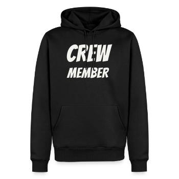 Festival de l’Événement du Staff des membres de l’équipe Comic Fun - Sweat à capuche Premium bio Homme - noir - Devant - Nico (187cm)