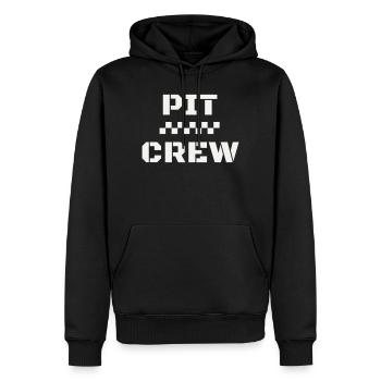 Équipe de course de Pit Crew Motorsport Course aux stands - Sweat à capuche Premium bio Homme - noir - Devant - Nico (187cm)
