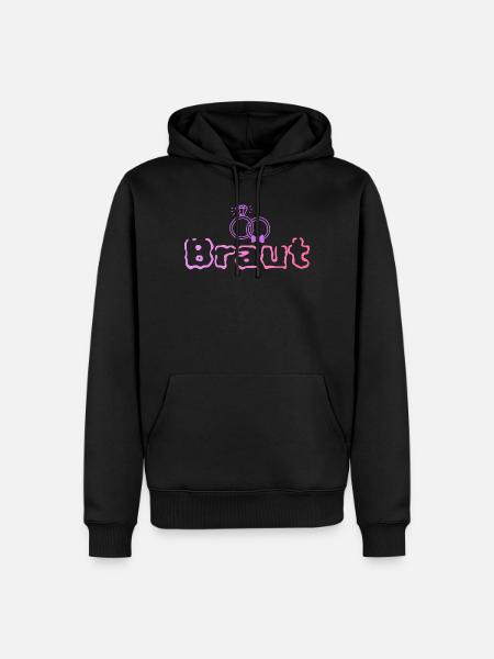 Braut - Männer Premium Bio Hoodie - Schwarz